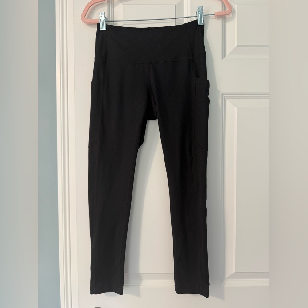 Zella Black Leggings with pockets